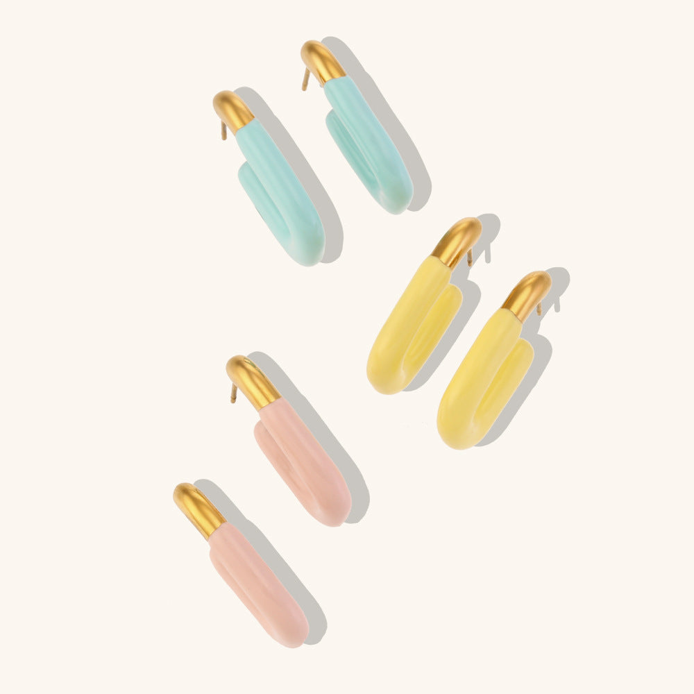 Neon Loop Hoops