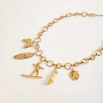 Sunloop Orbit Necklace