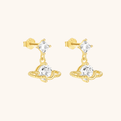 Planet Zirconia Earrings