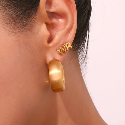 Minimalist Gold Stud Earrings