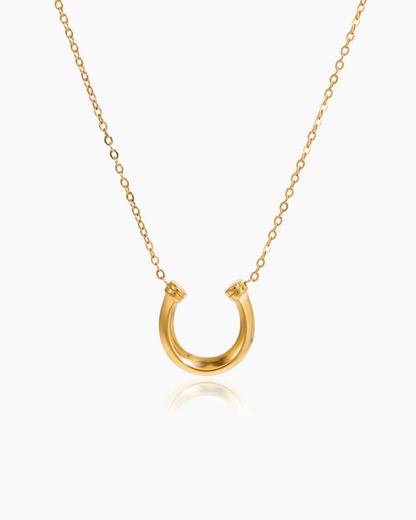 Golden Horseshoe Necklace