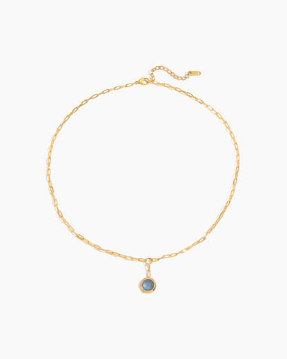 Blue Moon Pendant Necklace