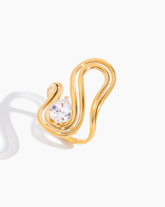 Wavy Glow Ring