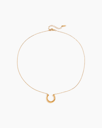 Golden Horseshoe Necklace