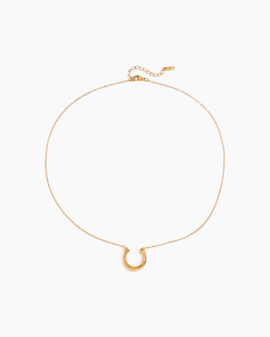 Golden Horseshoe Necklace