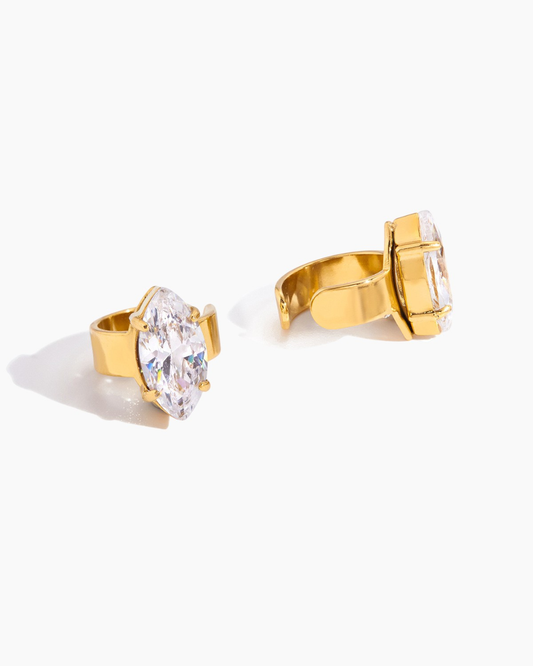 Marquise Crystal Statement Ear Cuff