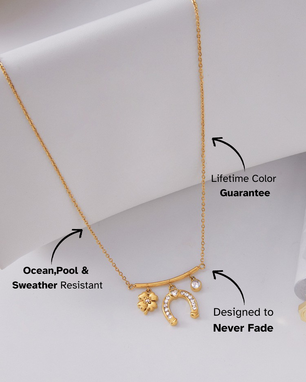 Lucky Charm Horseshoe Necklace