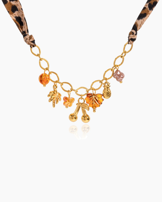 Tropical Safari Charm Necklace