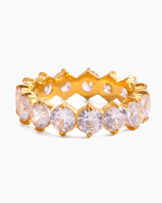 Radiant Eternity Ring – Crystal Shine