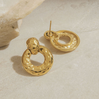 Molten Loop Earrings