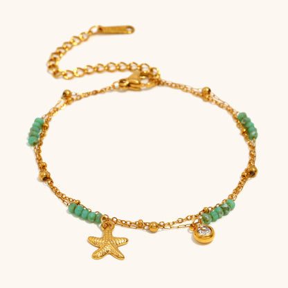 Starfish Charm Bracelet