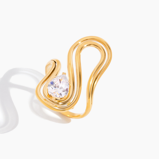 Wavy Glow Ring