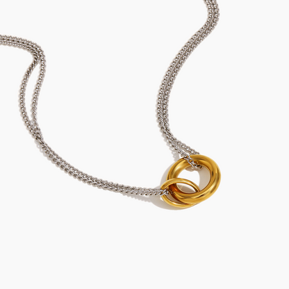 Dual Orbit Chain Necklace