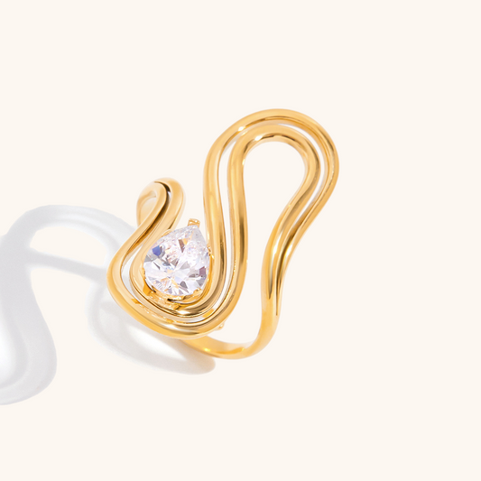Wavy Glow Ring