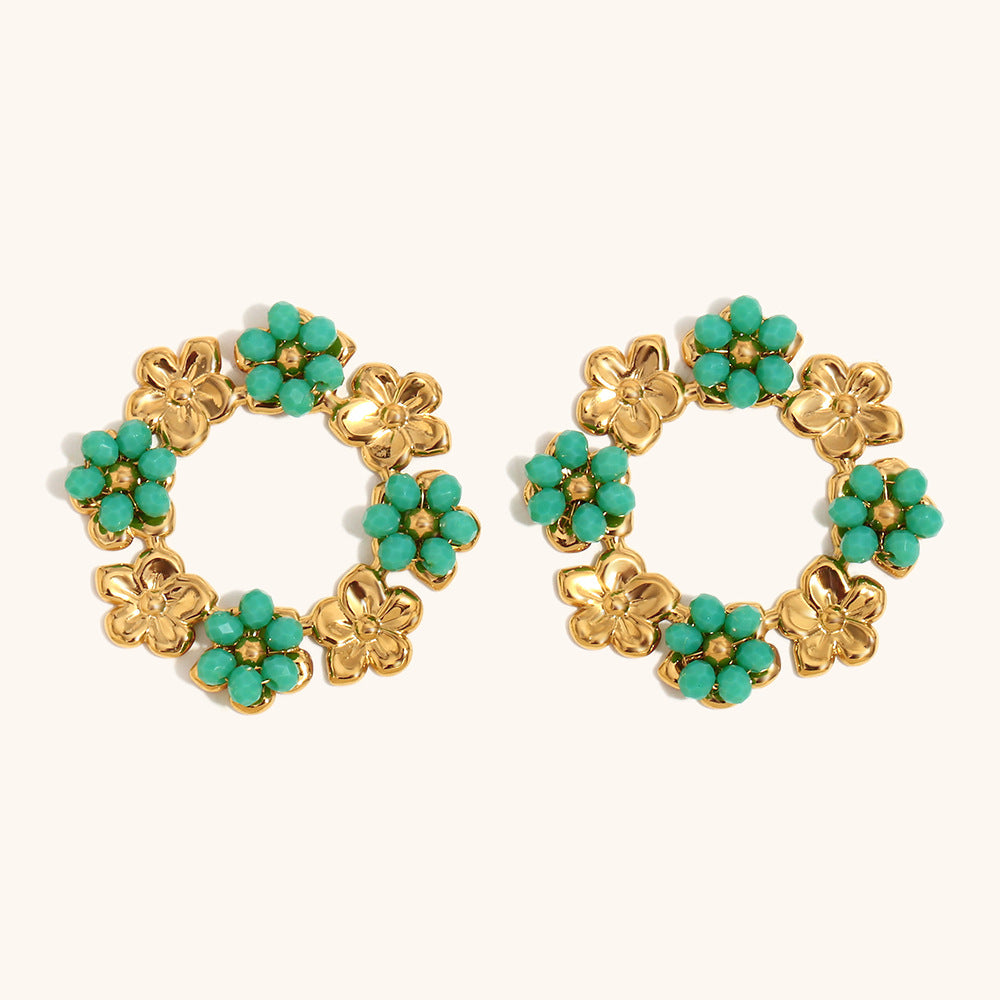 Blossom Harmony Hoop Earrings