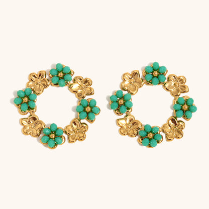 Blossom Harmony Hoop Earrings