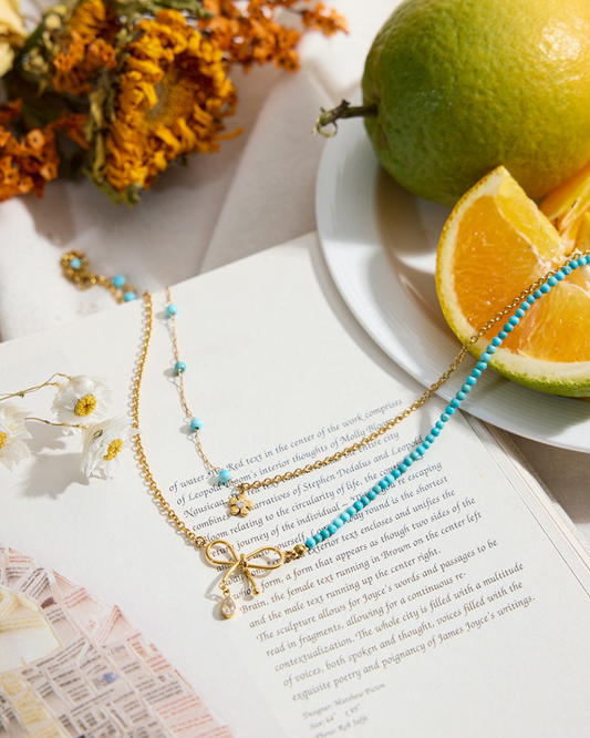 Lace Bloom Charm Bracelet