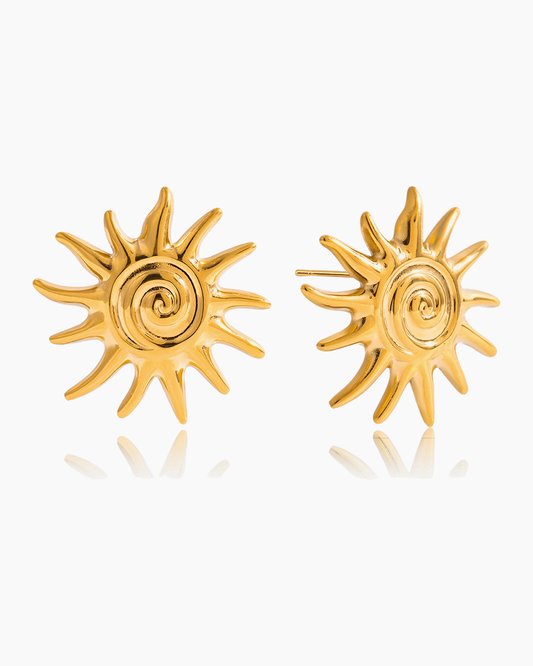 Solar Flare Stud Earrings