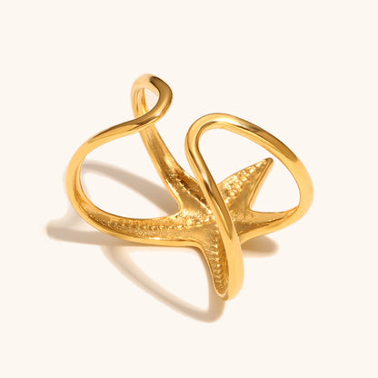 Starfish Embrace Ring