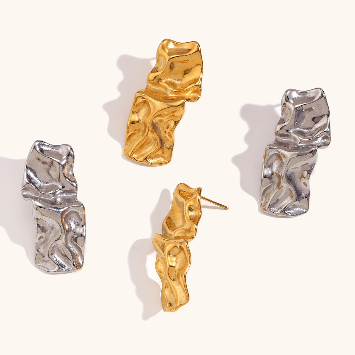 Molten Flow Statement Earrings