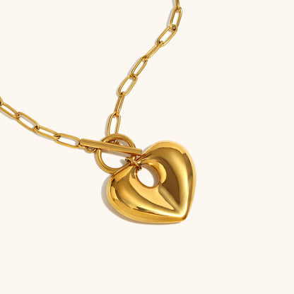 Eternal Ember Heart Necklace