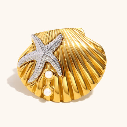Ocean Treasure Shell Ring
