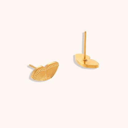 Butterfly Wing Stud Earrings