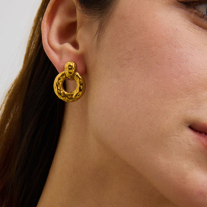 Molten Loop Earrings
