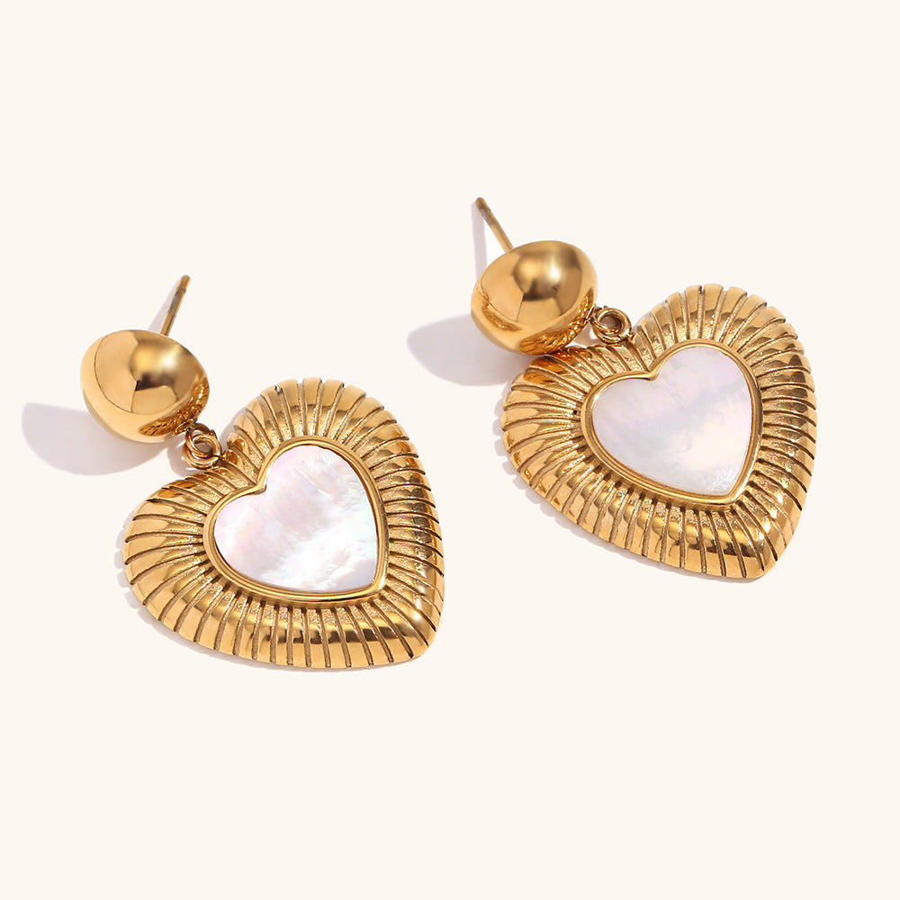 Eternal Love Mother of Pearl Earrings