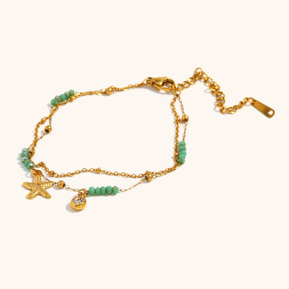 Starfish Charm Bracelet