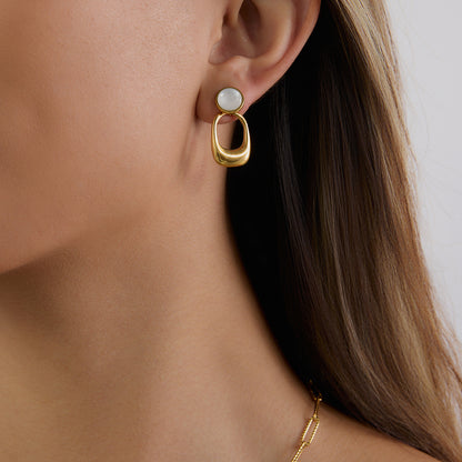 Ocean Mist Drop Earrings