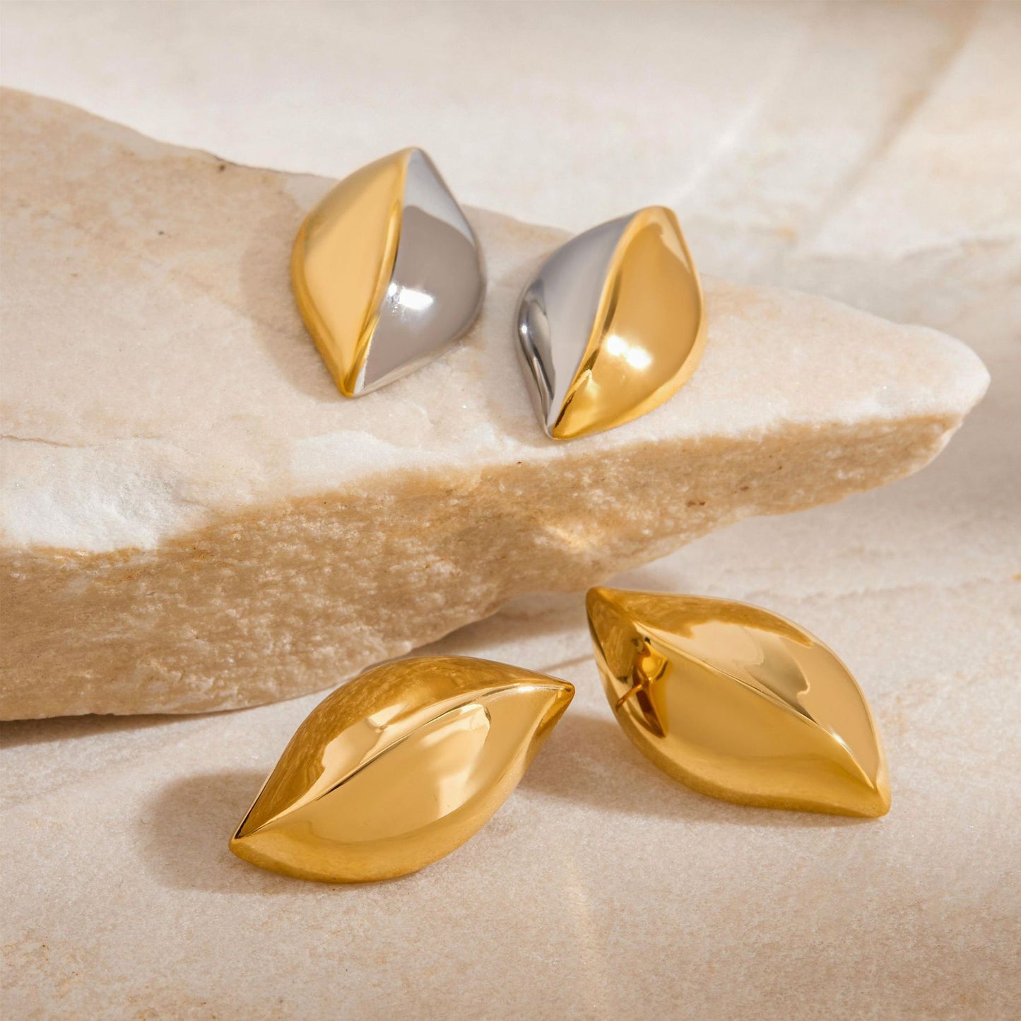 Gilded Leaf Earrings