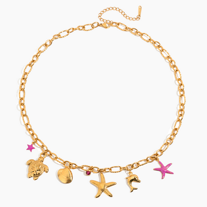 Ocean Bliss Charm Necklace