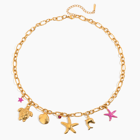Ocean Bliss Charm Necklace