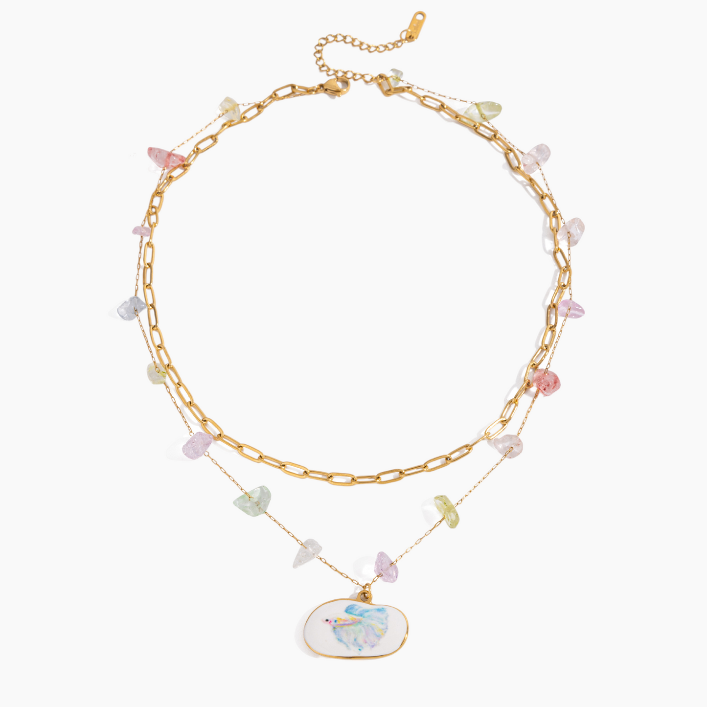 Dreamy Glimmer Duo Necklace