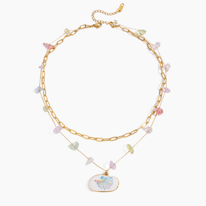 Dreamy Glimmer Duo Necklace