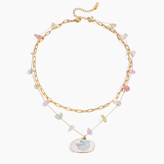 Dreamy Glimmer Duo Necklace
