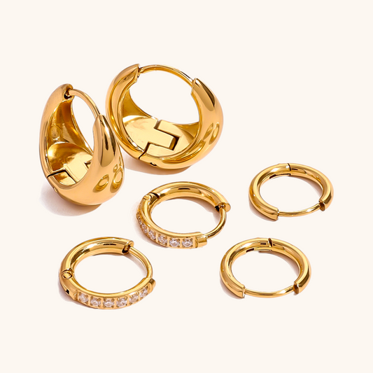 Celestia Trio Hoops Set