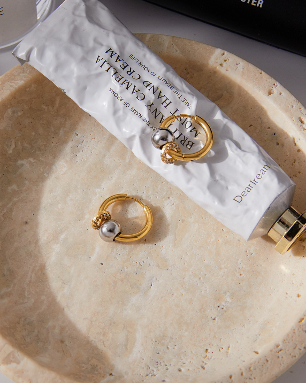 Golden Halo Hoop Earrings