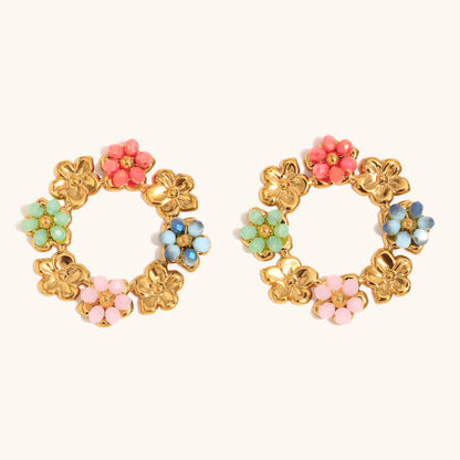 Blossom Harmony Hoop Earrings