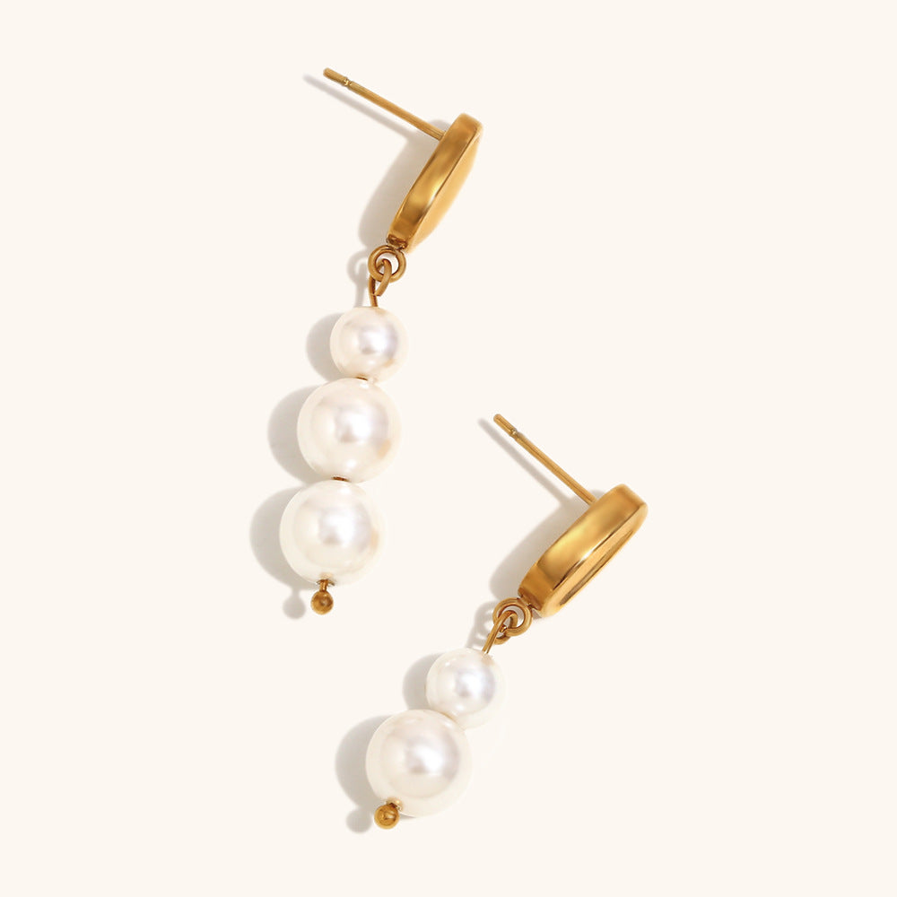 Celeste Pearl Drop Earrings