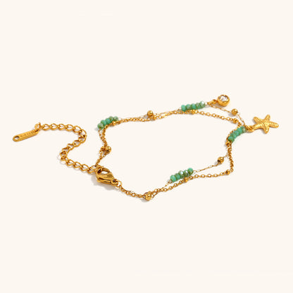 Starfish Charm Bracelet