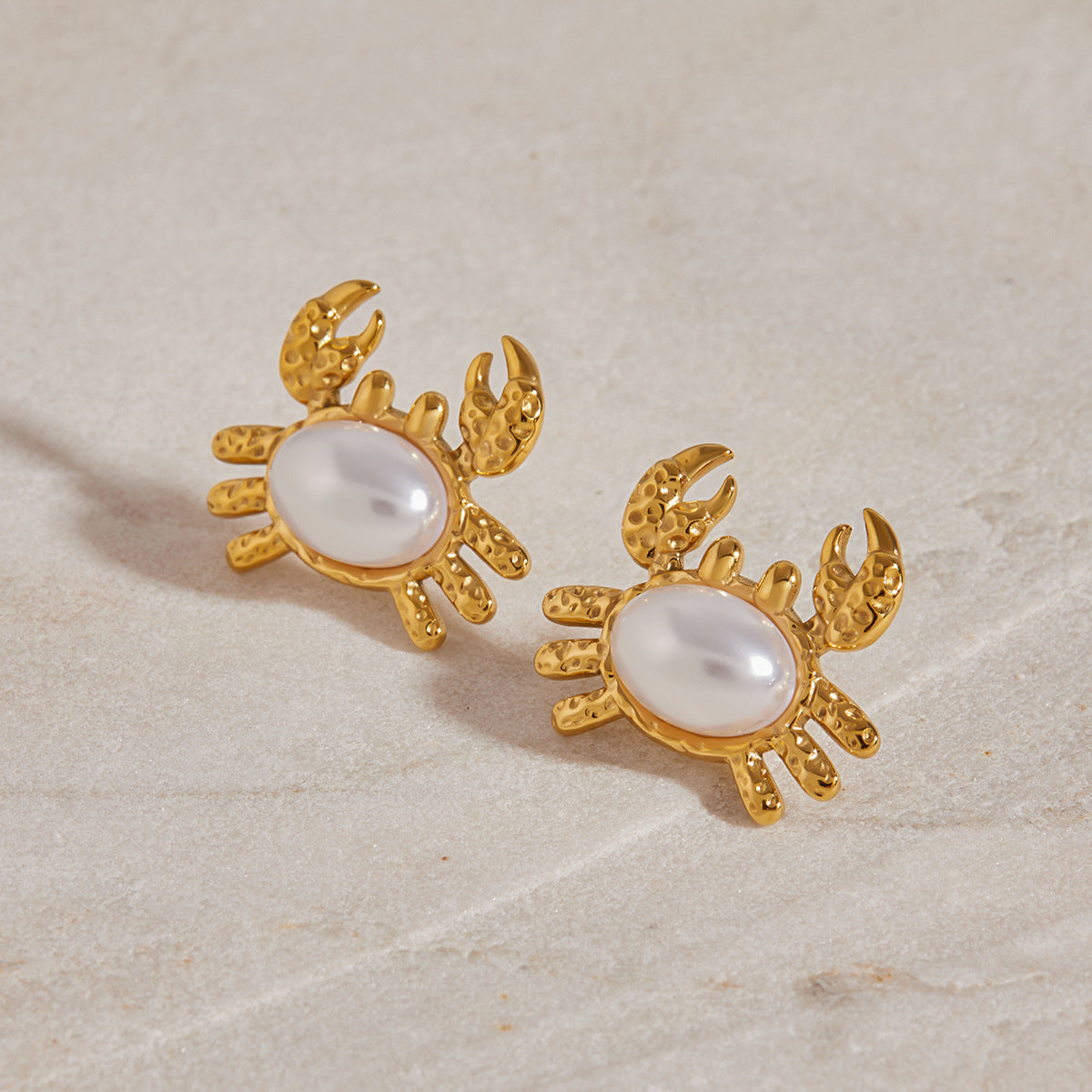 Ocean Treasure Crab Earrings