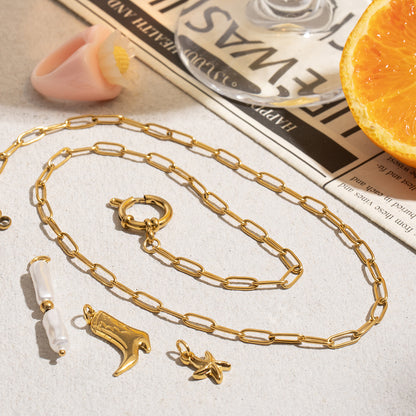 Bold Oval Link Chain Necklace