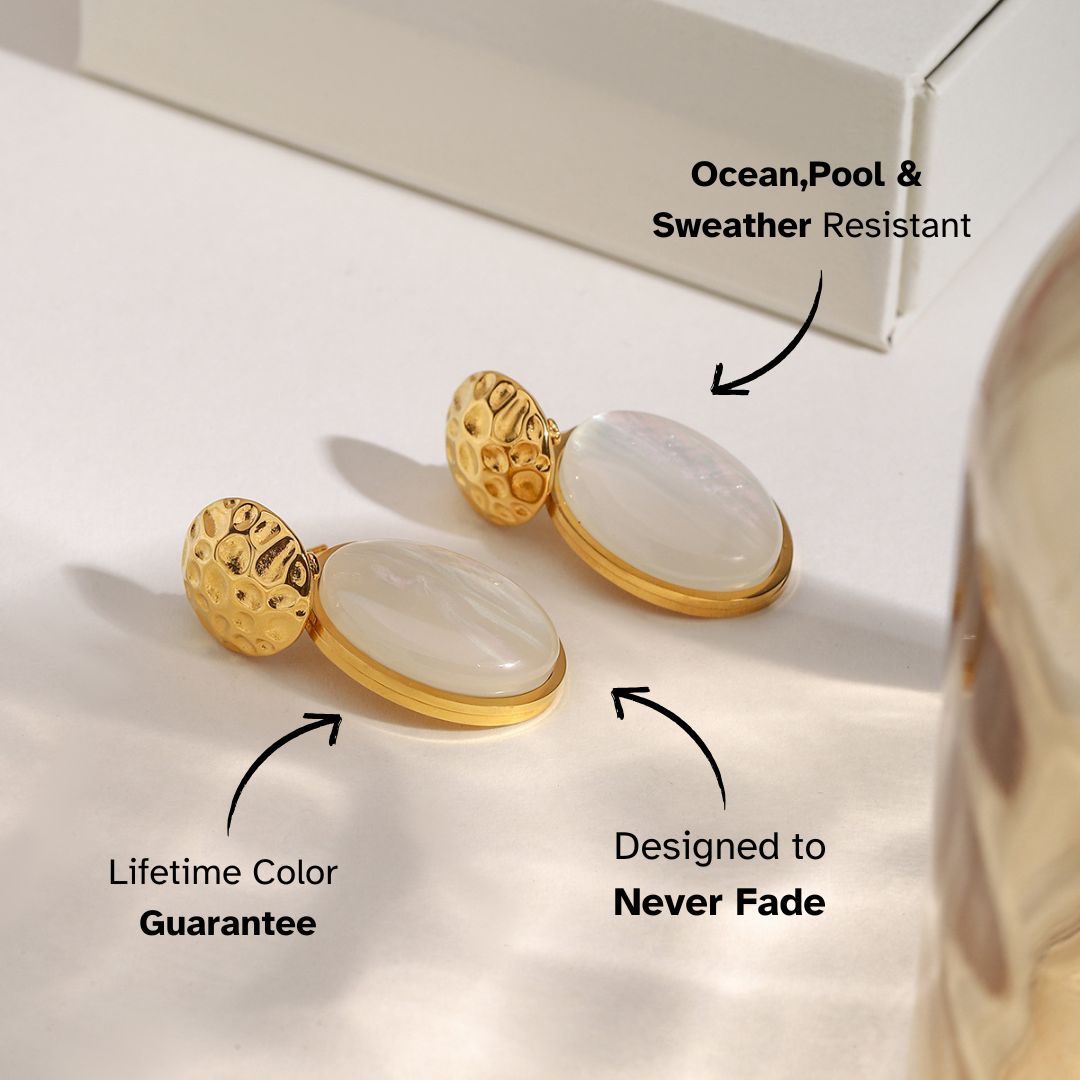 Tide Oval Earrings