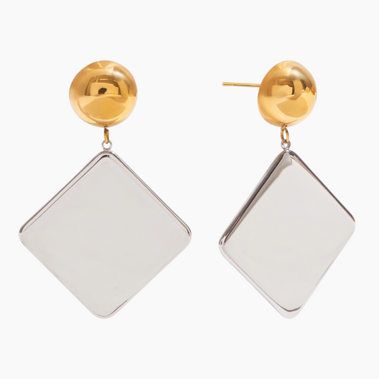 Aurora Tilt Drop Earrings