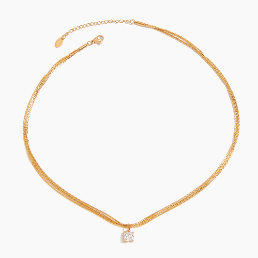 Éclat Twin Chain Necklace