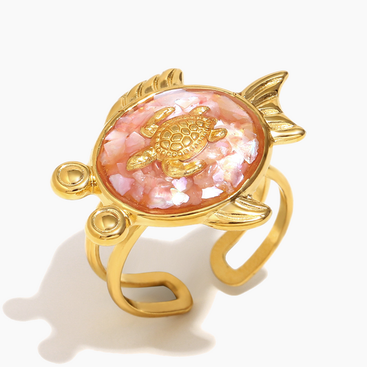 Ocean Wanderer Turtle Ring