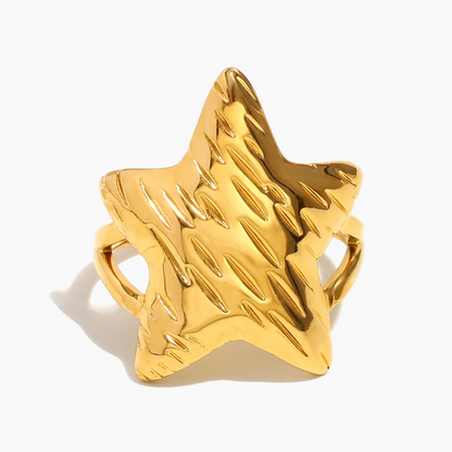 Starry Ocean Starfish Ring