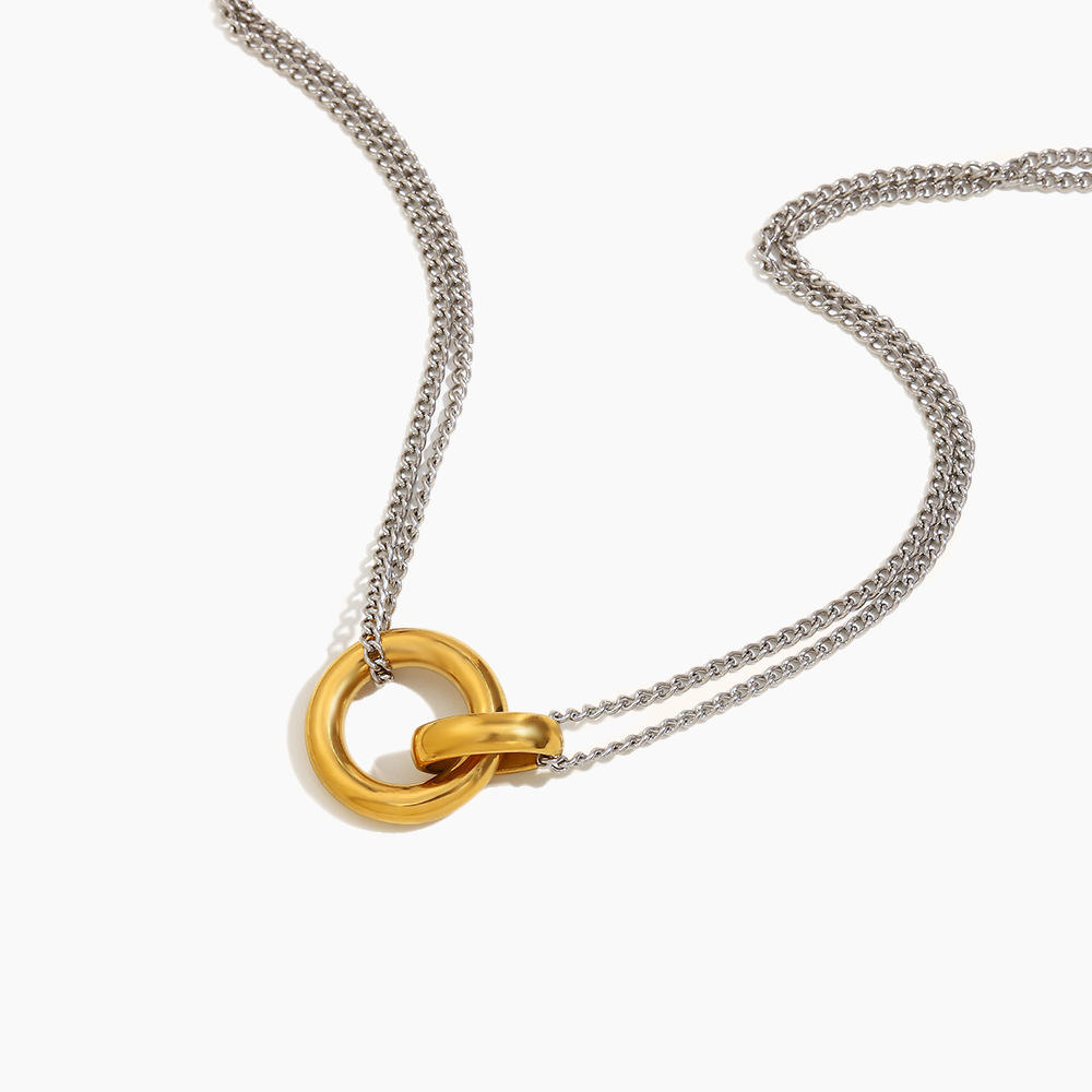 Dual Orbit Chain Necklace